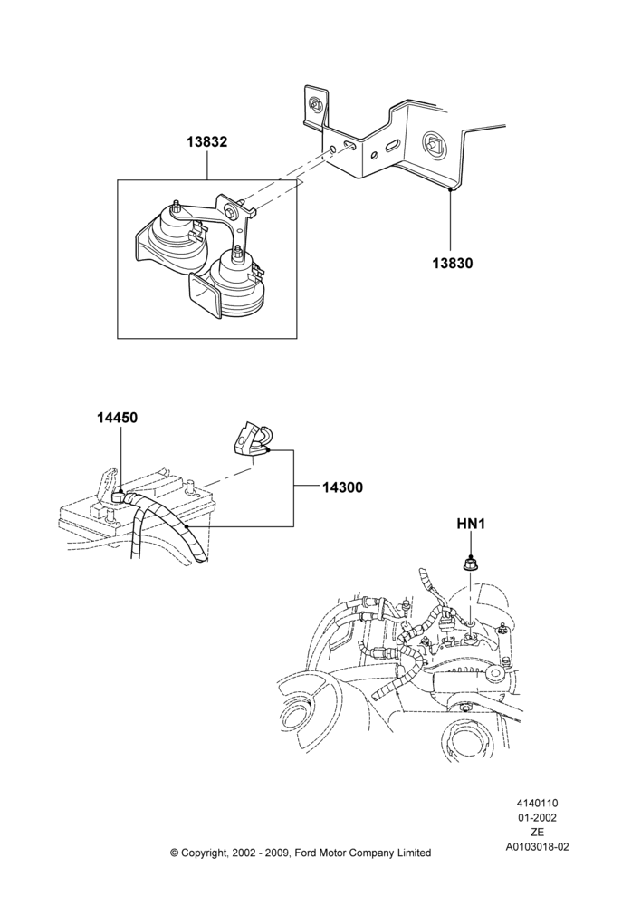 10 - Battery Cables and Horn; 18/SEP/2000-12/MAY/2004