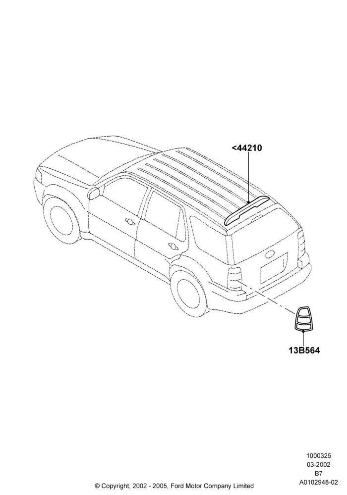 25A - Body Dress Up Kits - Rear, Accessory; 18/MAR/2002-02/AUG/2006