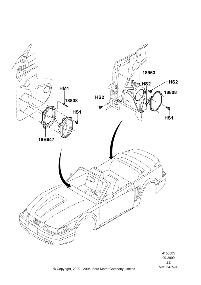 05B - Speakers, Convertible; 18/SEP/2000-12/MAY/2004