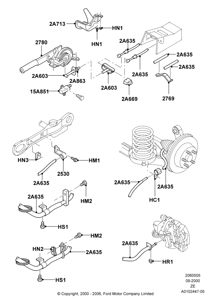 05 - Parking Brake; 18/SEP/2000-12/MAY/2004