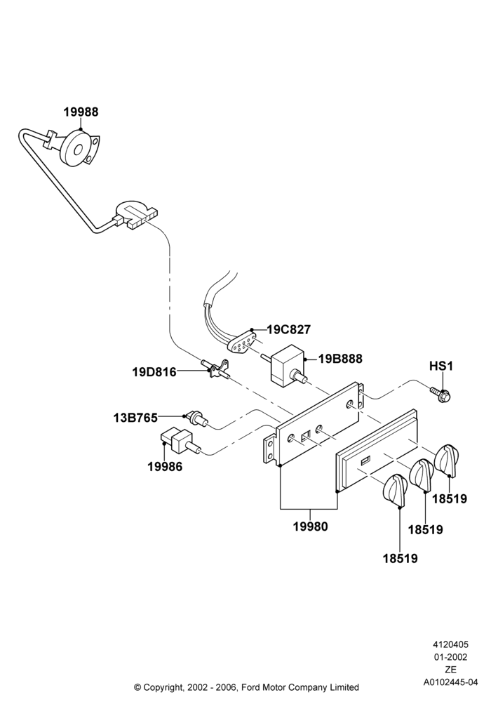 05 - Heater & Air Conditioning Controls; 18/SEP/2000-12/MAY/2004