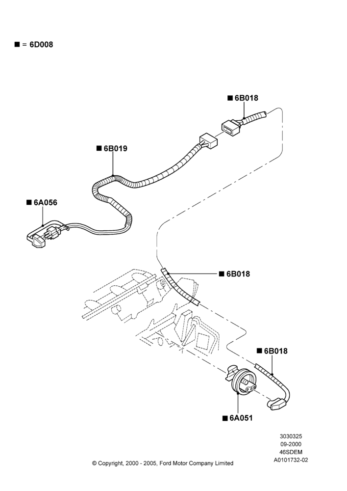 Engine Heater, 4.6L DOHC V8 EFI, Cobra