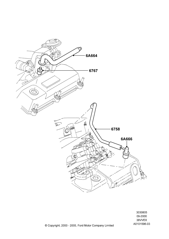 05 - Emission Control - Crankcase, 3.8 OHV EFI; 18/SEP/2000-30/SEP/2003