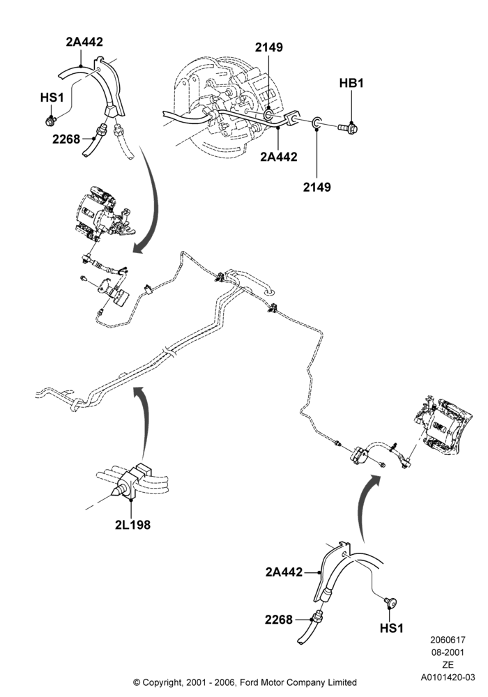17 - REAR BRAKE LINES; 18/SEP/2000-12/MAY/2004