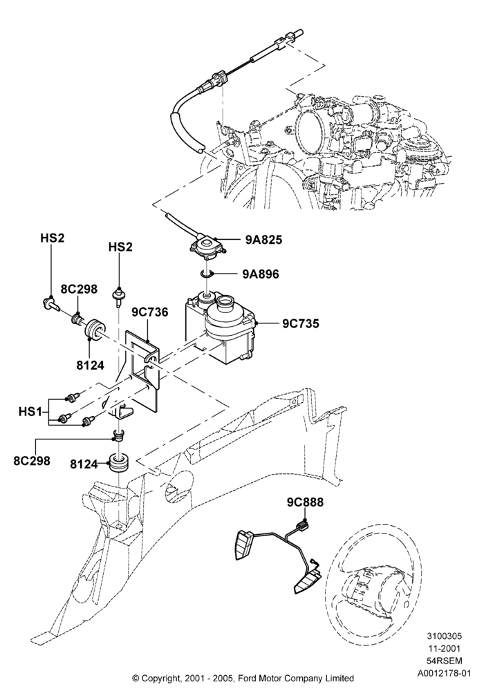05A - Speed Control, 5.4L Modular SOHC V8; 18/MAR/2002-02/AUG/2004