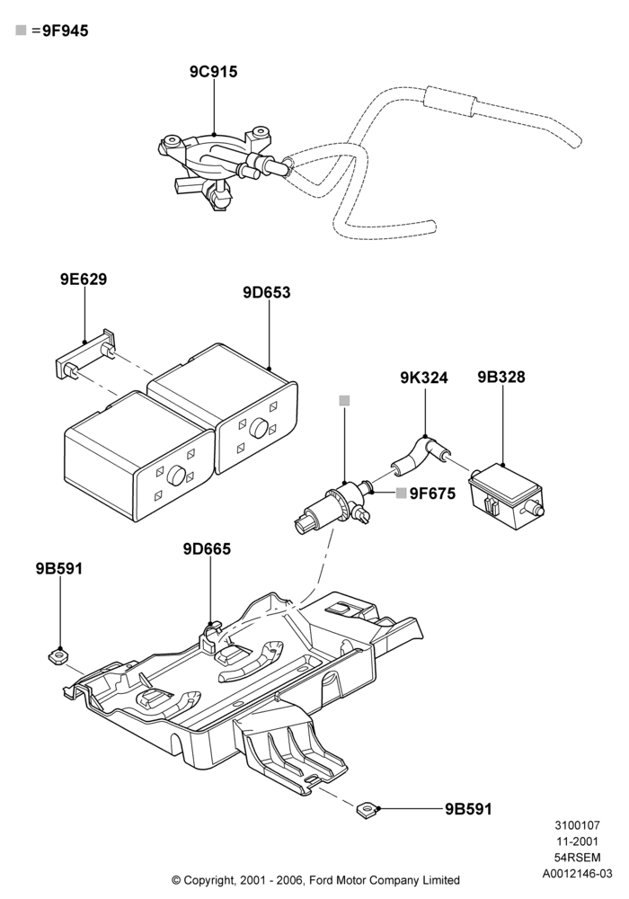 07A - Fuel Vapour System, 5.4L Modular SOHC V8; 18/MAR/2002-02/AUG/2004