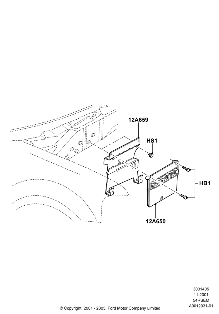05A - Engine Modules and Sensors, (+)"CDN/MEX/USA", 5.4L Modular SOHC V8; 18/MAR/2002-02/AUG/2004