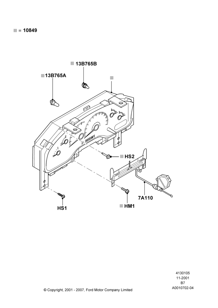 05A - Instrument Cluster; 18/MAR/2002-02/AUG/2004