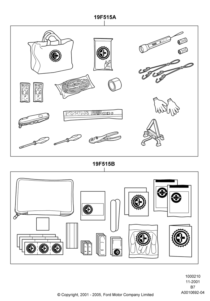 10A - Emergency and Safety Equipment; 18/MAR/2002-01/MAY/2005