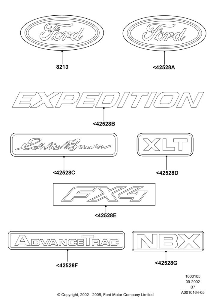 05A - Name Plates; 18/MAR/2002-02/AUG/2004