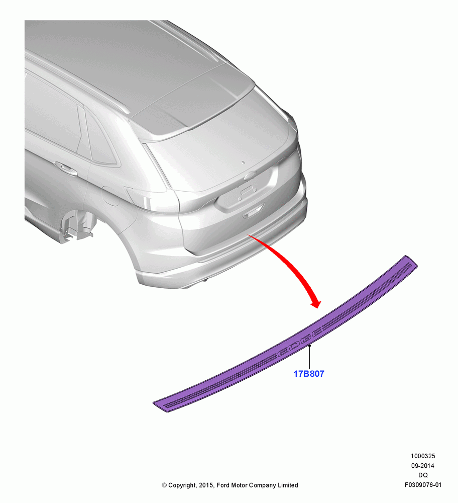 25XA - Body Dress Up Kits - Rear, Bumper Protector; 19/JAN/2015