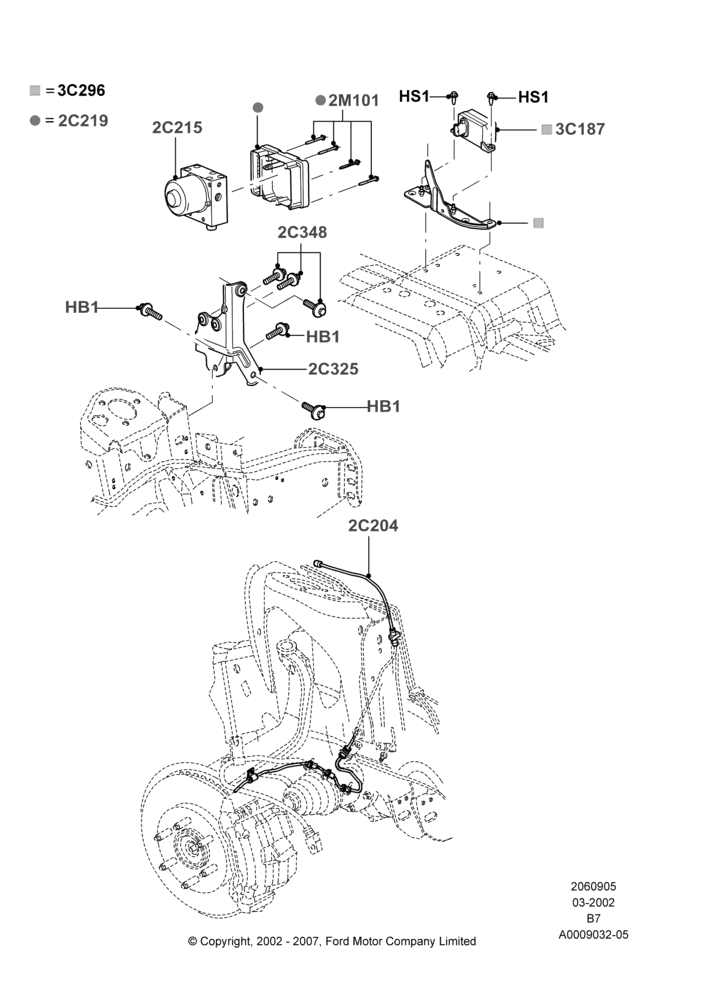 05A - Anti-Lock Braking System; 18/MAR/2002-03/FEB/2003