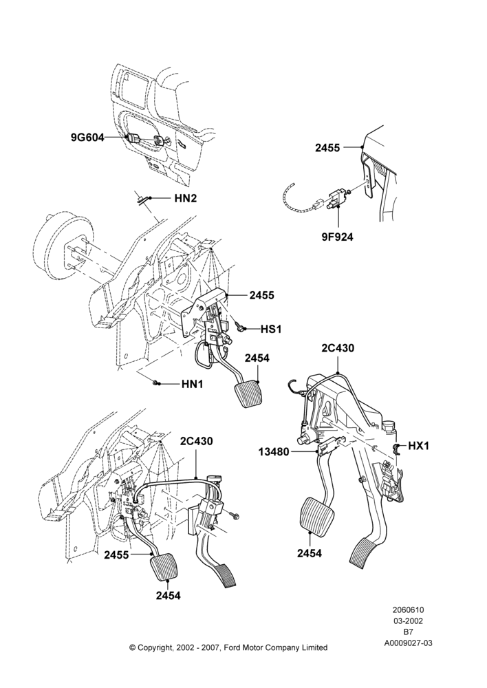 10A - Brake and Clutch Controls; 18/MAR/2002-02/AUG/2006