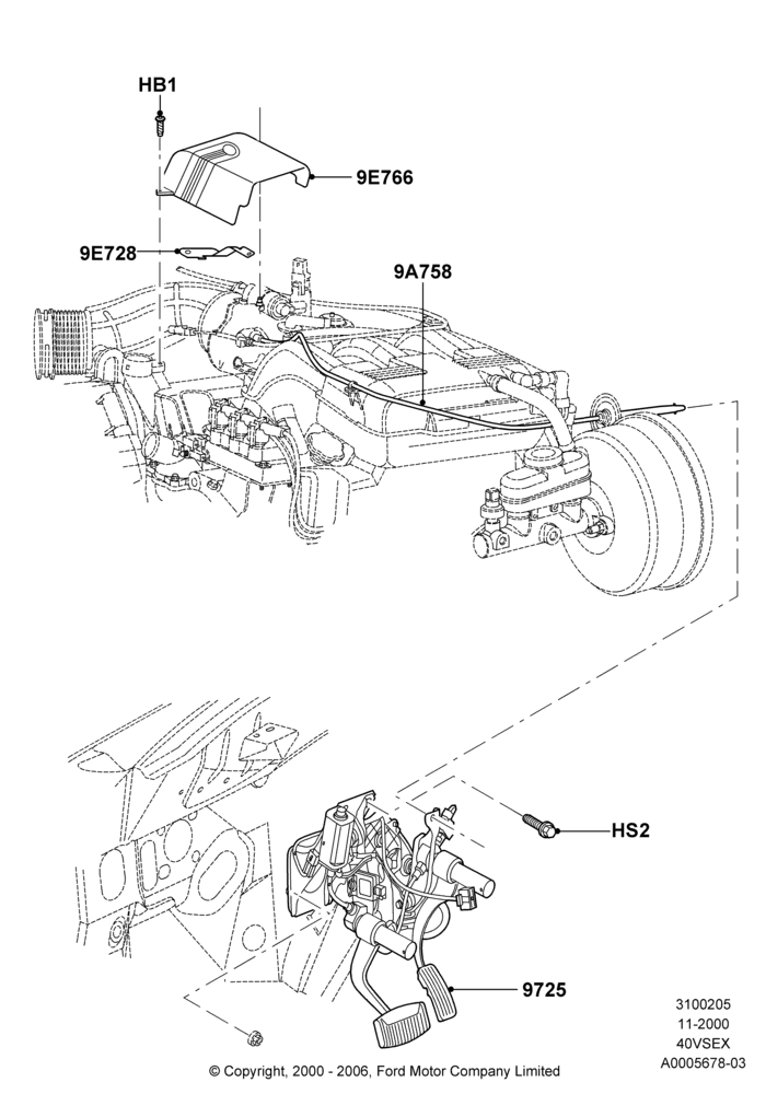 05C - Accelerator/Injection Pump Controls, 4.0L V6 12V SOHC EFI; 13/NOV/2000-04/AUG/2003
