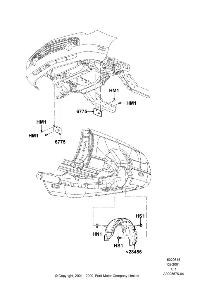 15 - Splash and Heat Shields; 04/JUN/2001-01/JUL/2005