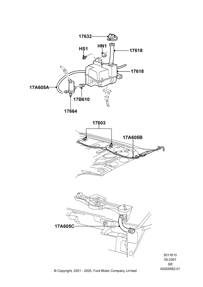 10 - Windshield Washer; 04/JUN/2001-01/JUL/2005