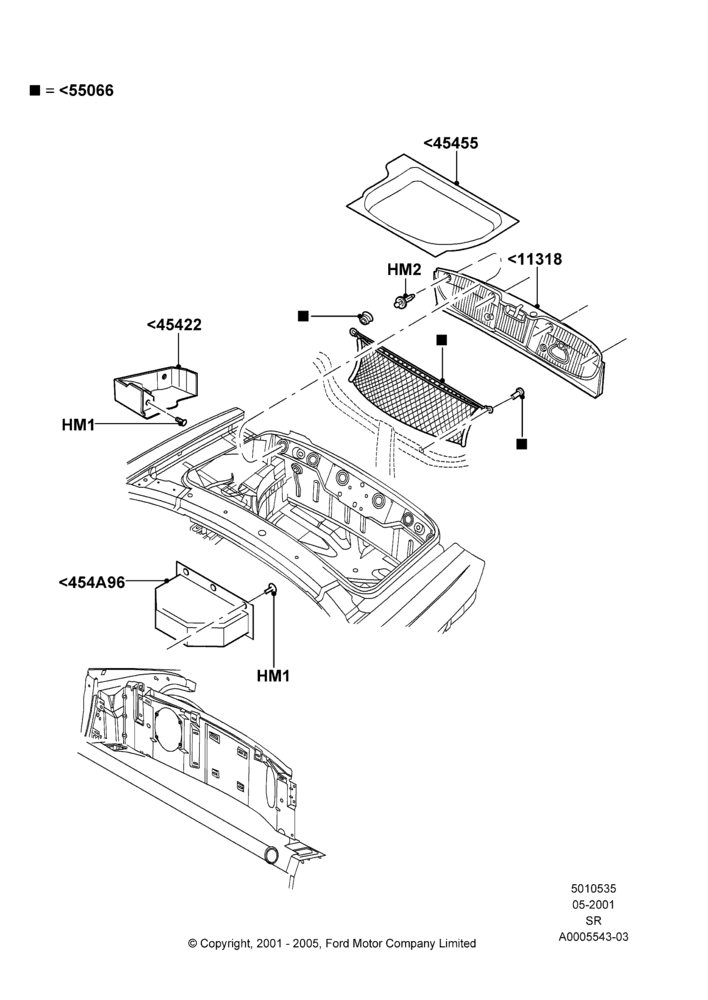 35 - Load Compartment Trim; 04/JUN/2001-01/JUL/2005