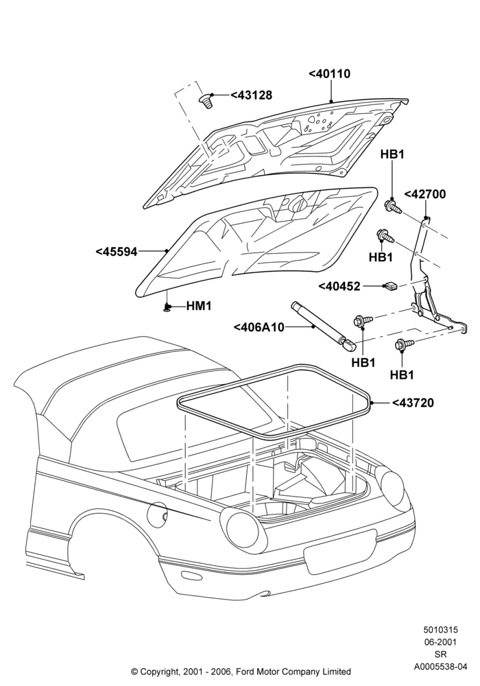 15 - Luggage Compartment Door; 04/JUN/2001-01/JUL/2005