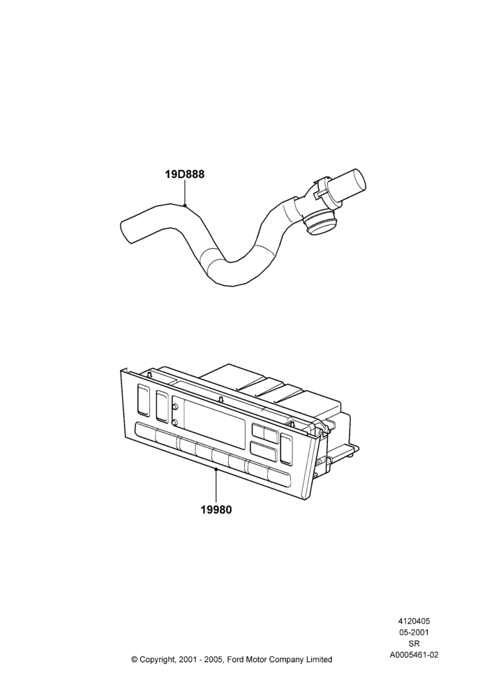05 - Heater & Air Conditioning Controls; 04/JUN/2001-01/JUL/2005