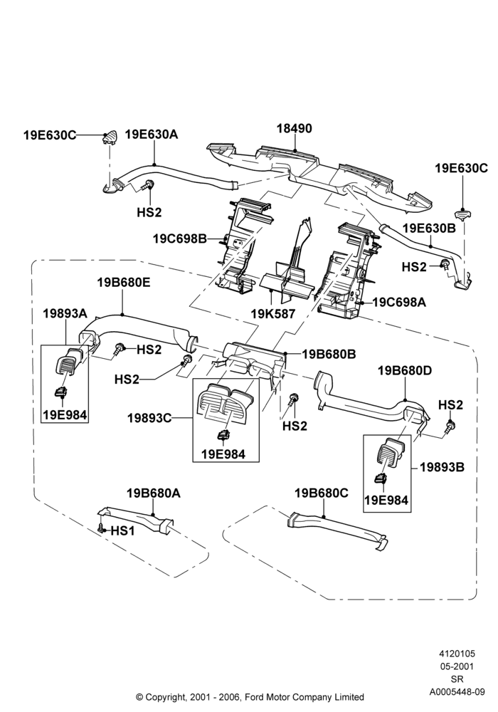 05A - Air Vents, Louvres and Ducts; 04/JUN/2001-18/NOV/2002