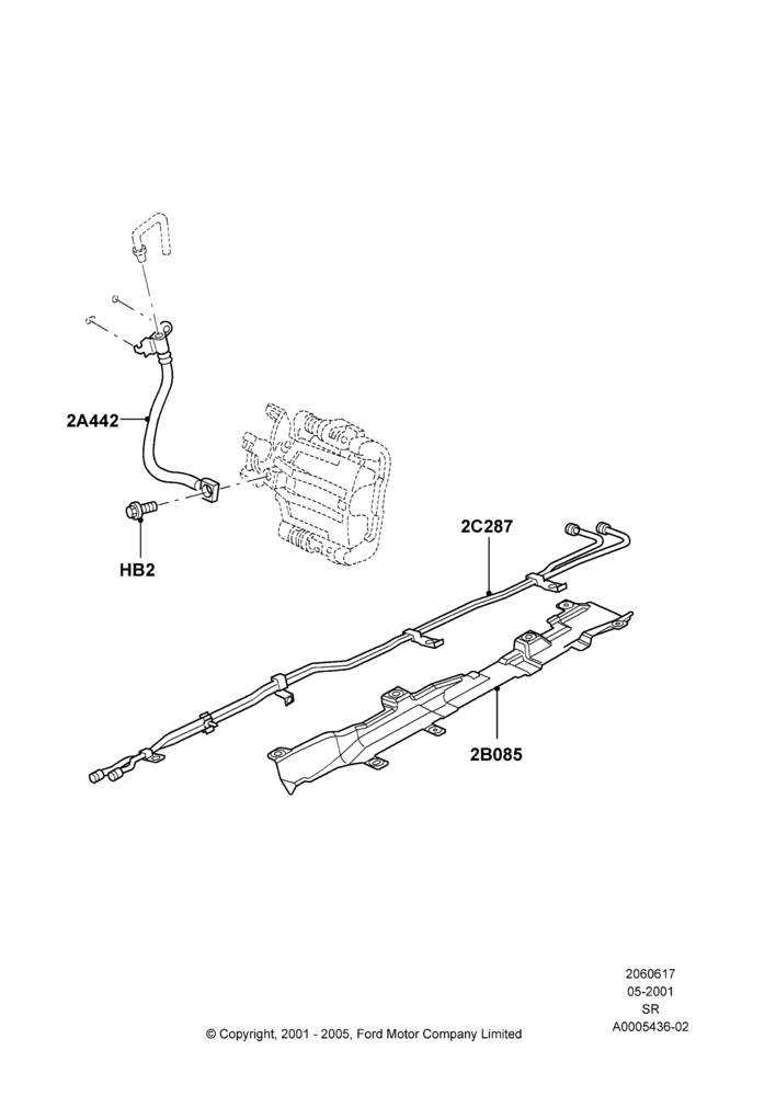 17 - REAR BRAKE LINES; 04/JUN/2001-01/JUL/2005