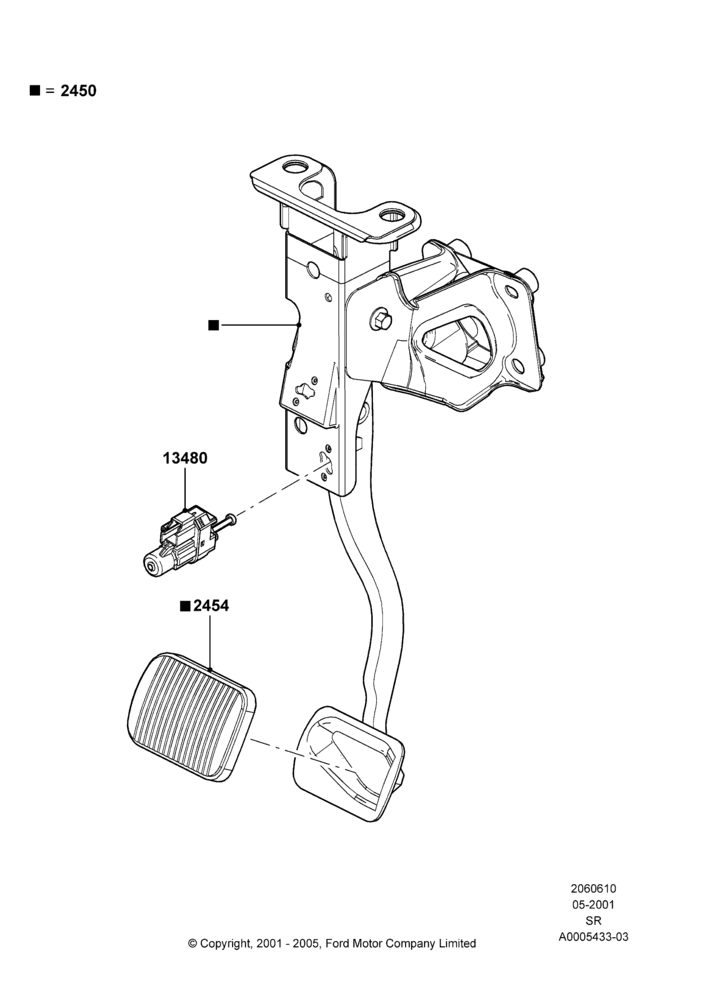 10 - Brake and Clutch Controls; 04/JUN/2001-01/JUL/2005