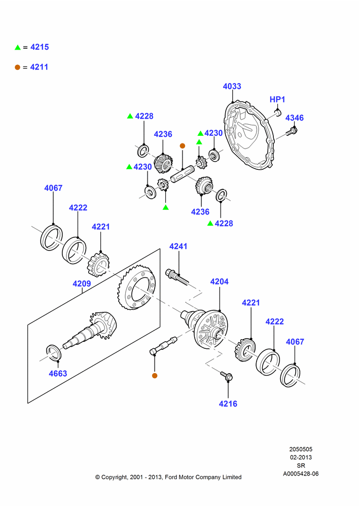05 - Components - Rear Axle Diff & Carr.; 04/JUN/2001-01/JUL/2005
