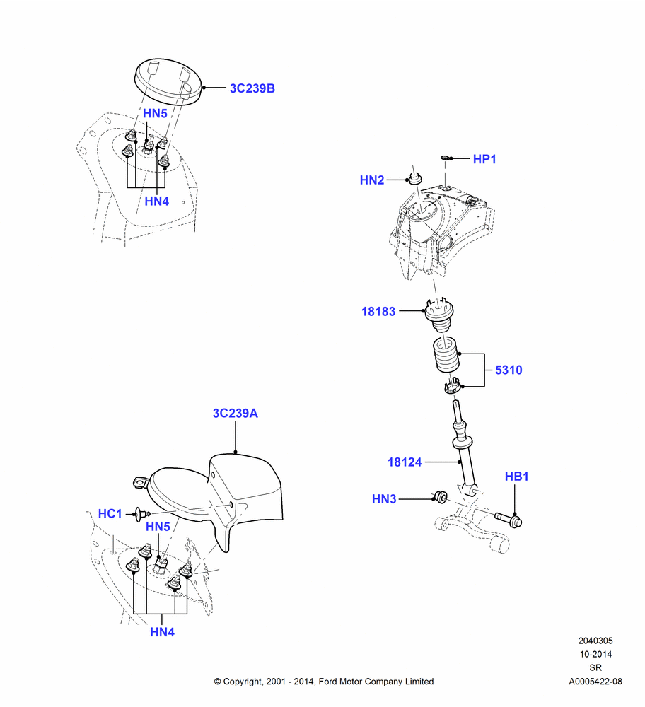 05 - Front Suspension Struts and Springs; 04/JUN/2001-01/JUL/2005