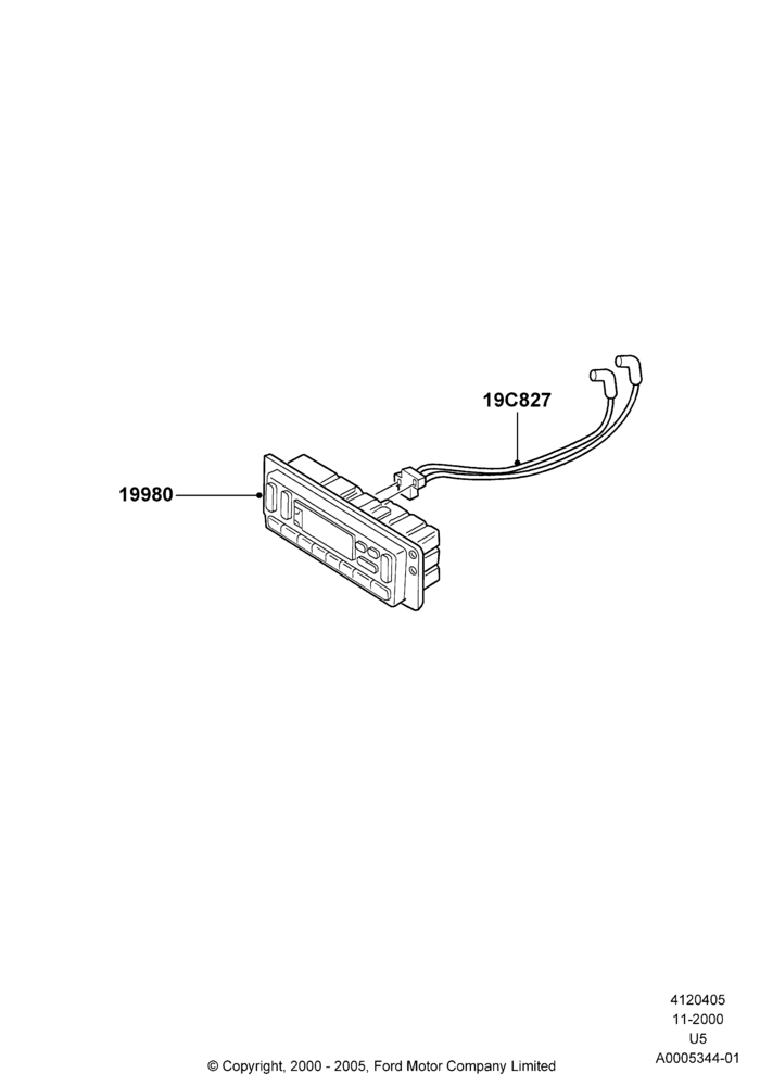 05C - Heater & Air Conditioning Controls, Dual Zone Auto Temp Control A/C; 13/NOV/2000-16/DEC/2010