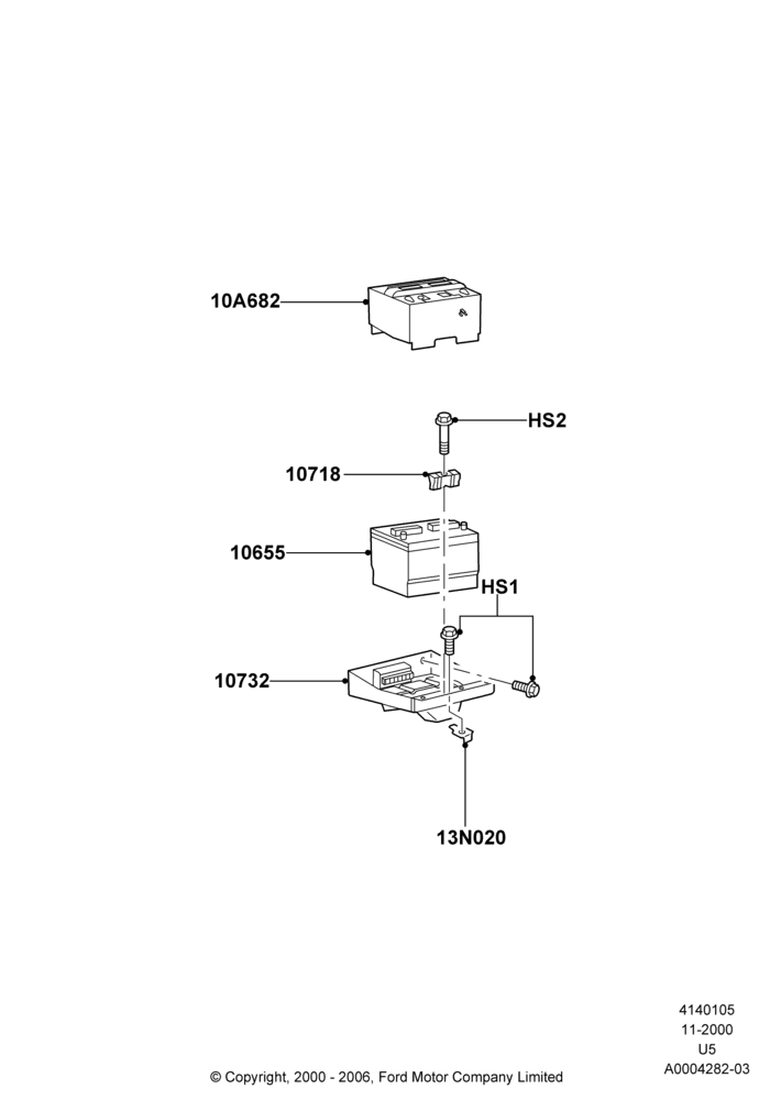 05 - Battery and Mountings; 13/NOV/2000-16/DEC/2010