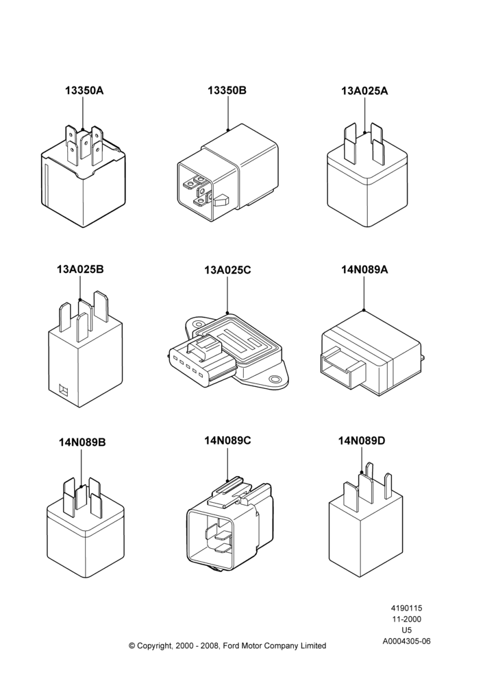 15 - Relays; 13/NOV/2000-16/DEC/2010