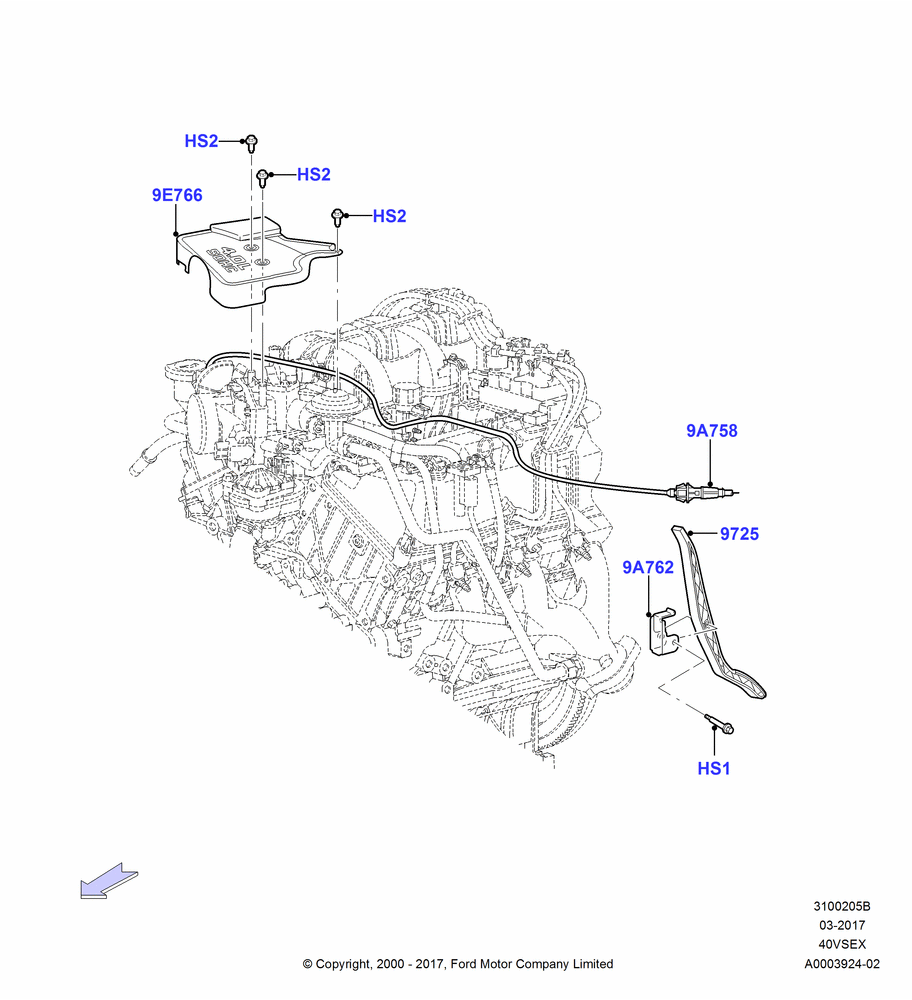 05B - Accelerator/Injection Pump Controls, 4.0L V6 12V SOHC EFI; 24/JUL/2000-30/JUN/2005