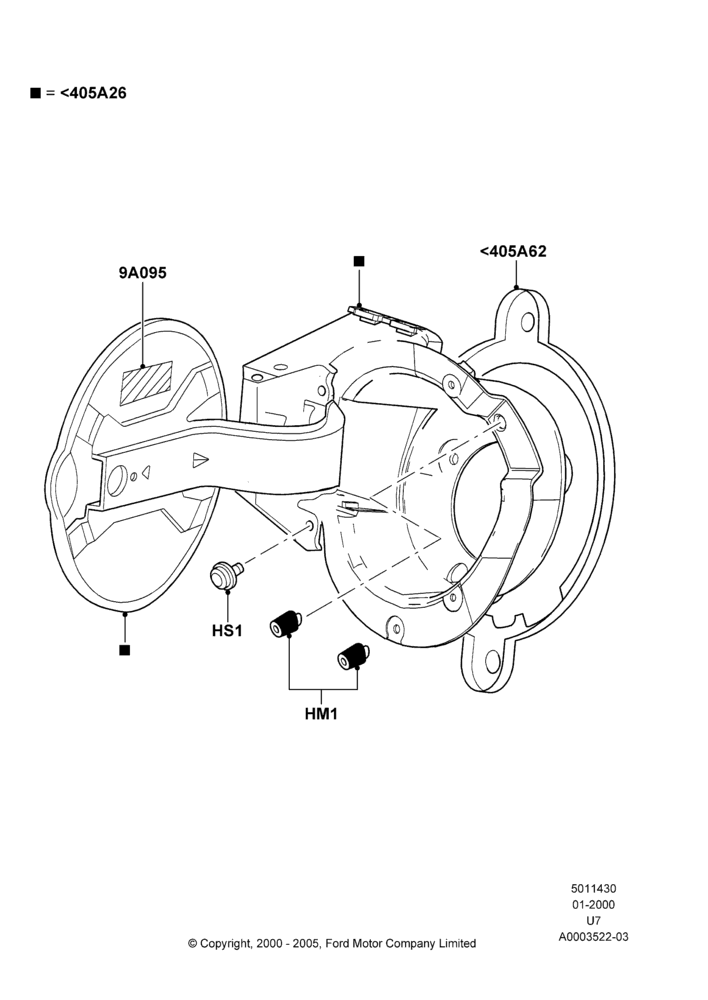 30 - Fuel Tank Filler Door and Controls; 31/JAN/2000-09/MAY/2003
