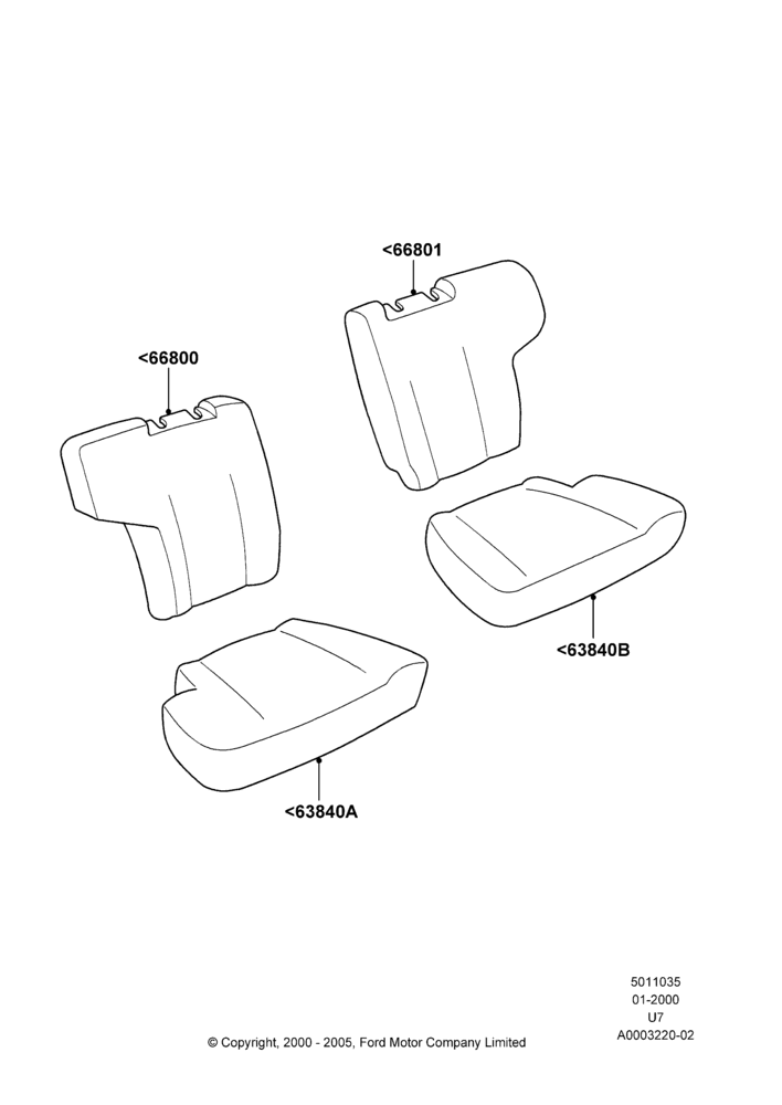 35 - Rear Seat Pads/Valances & Heating; 31/JAN/2000-09/MAY/2003