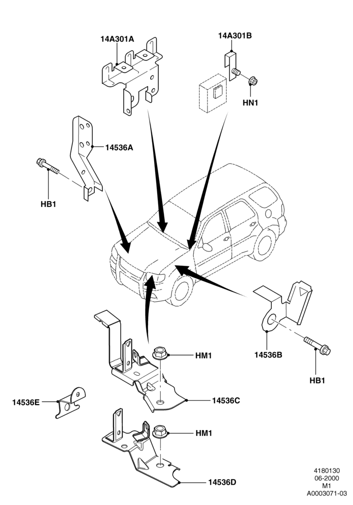30 - Mountings - Modules, Sensors,Relays; 12/JUN/2000-01/MAY/2006