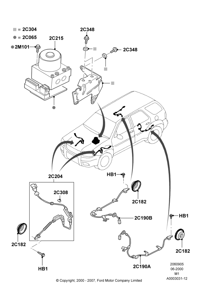 05A - Anti-Lock Braking System; 12/JUN/2000-22/DEC/2003