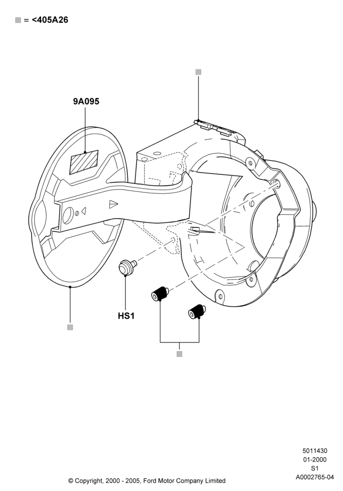 30 - Fuel Tank Filler Door and Controls; 31/JAN/2000-30/JUN/2005