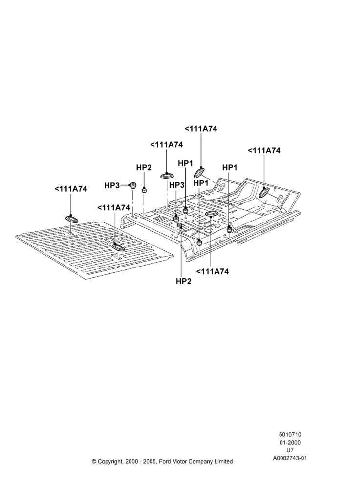 10 - Plugs - Floor Pan; 31/JAN/2000-09/MAY/2003