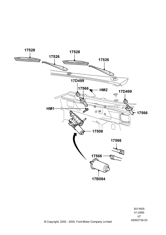 05 - Windshield Wiper; 31/JAN/2000-30/JUN/2005