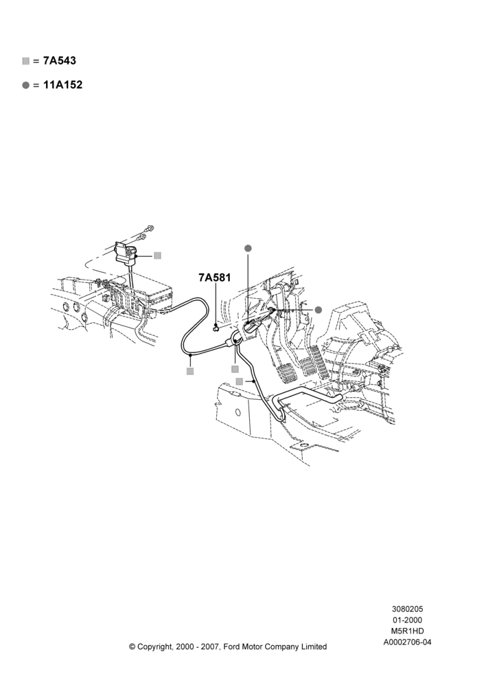 05A - Clutch Master and Slave Cylinders, 5 Spd Man Trans  - R1HD; 24/JUL/2000