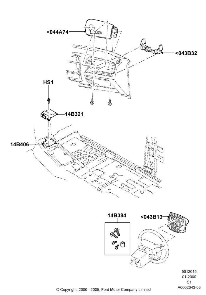 15A - Airbag System; 31/JAN/2000-19/AUG/2002
