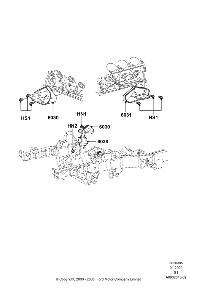 05 - Engine Mounting; 31/JAN/2000-30/JUN/2005