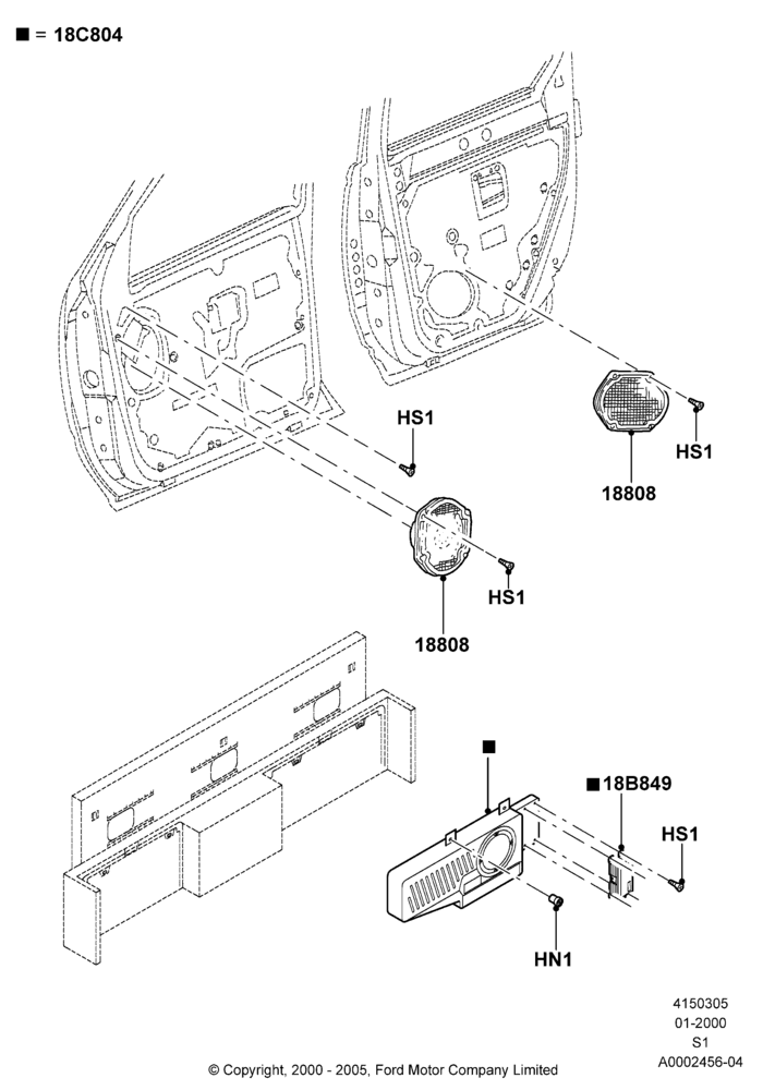 05A - Speakers, With Audiophile Sound System; 31/JAN/2000-30/JUN/2005