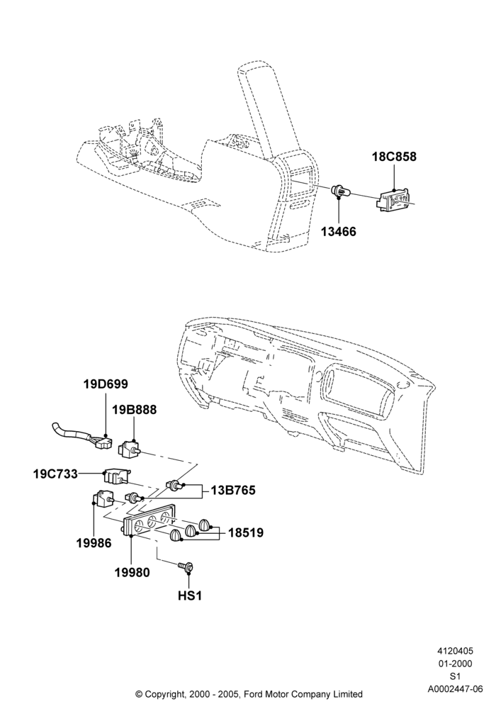 05 - Heater & Air Conditioning Controls; 31/JAN/2000-09/MAY/2003