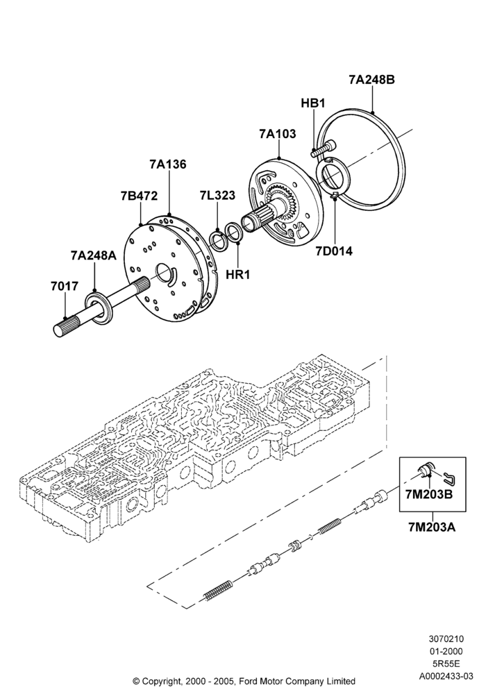 Transmission Pump Assy, 5R44E/5R55E - 5 Speed Auto Trans
