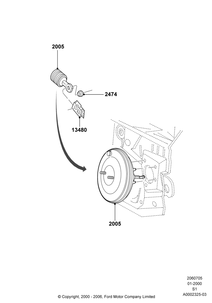 05 - Brake Booster; 31/JAN/2000-30/JUN/2005