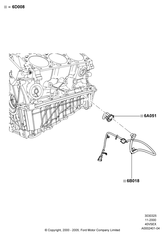 Engine Heater, 4.0L V6 12V SOHC EFI