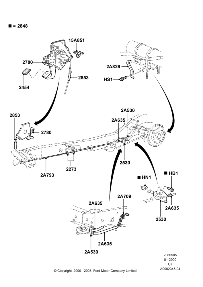 05 - Parking Brake; 31/JAN/2000-09/MAY/2003