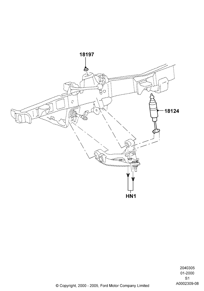05 - Front Suspension Struts and Springs; 31/JAN/2000-30/JUN/2005