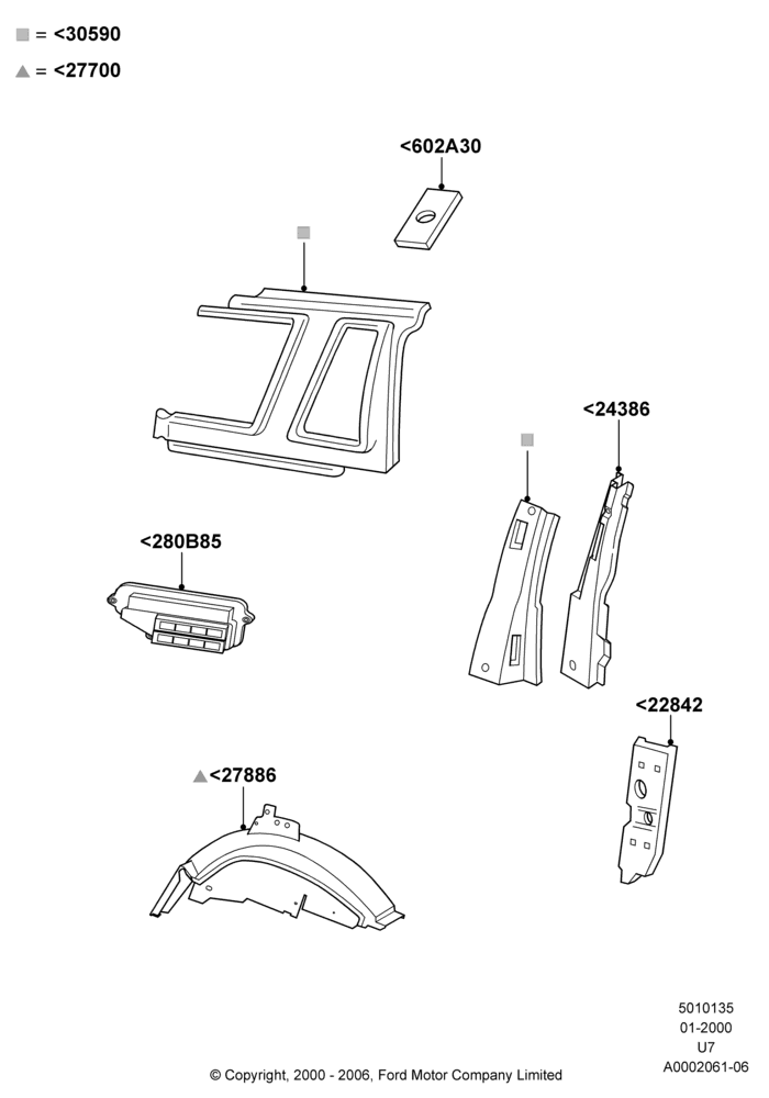 35 - Side Panels - Inner; 31/JAN/2000-09/MAY/2003